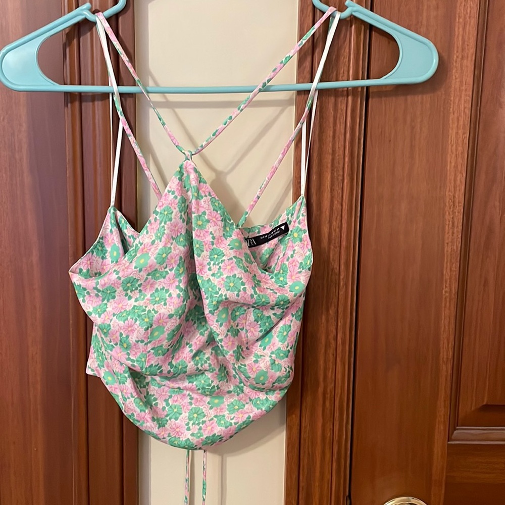 Zara Halter, Satin Top